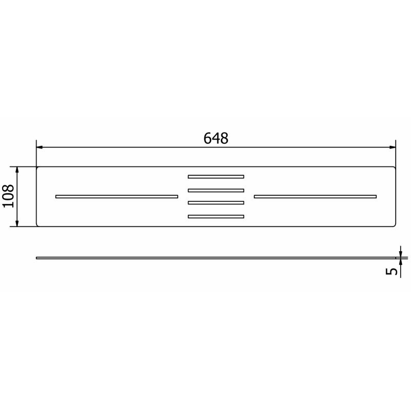 Mexen Toro mască pentru duș 130-160 cm, neagră - 43920070