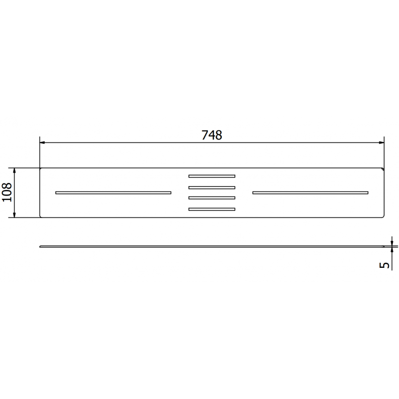 Mexen Toro zuhanytálca burkolat 170-200 cm, fehér - 43930020