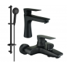 Mexen Axel DB40 set pentru cadă, negru - 73803DB40-70