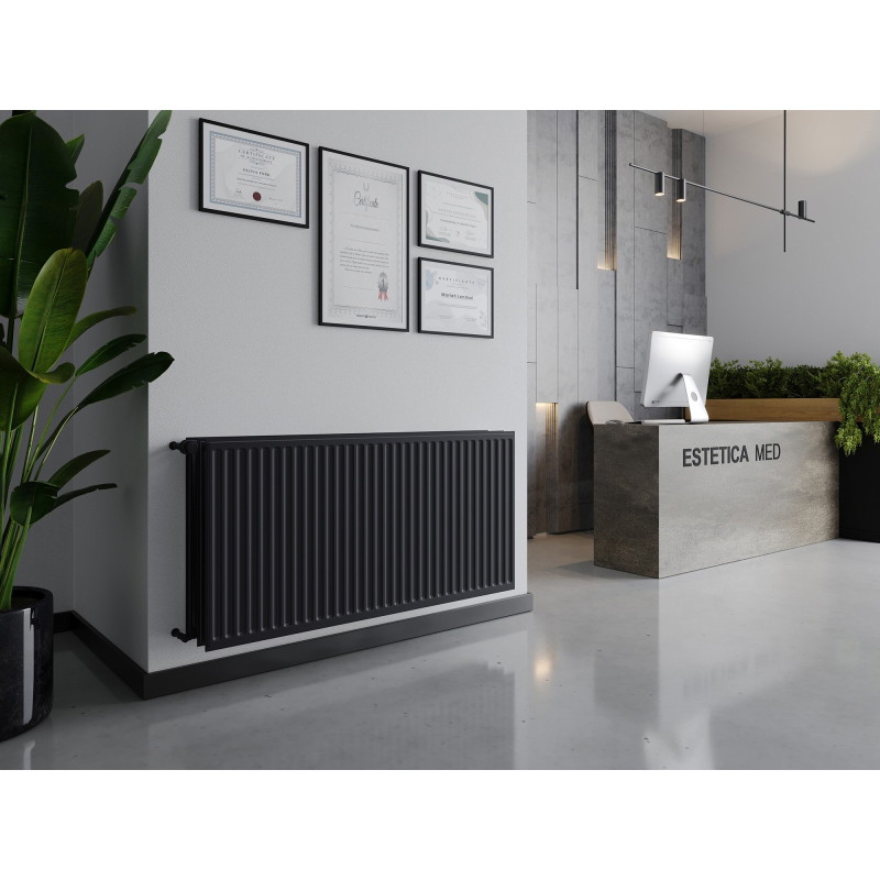 Mexen CH30 Radiator igienic plăci 300 x 400 mm, conexiune laterală, 349 W, antracit - W430H-030-040-66