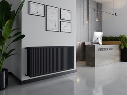 Mexen CH30 Radiator igienic plăci 300 x 400 mm, conexiune laterală, 349 W, antracit - W430H-030-040-66