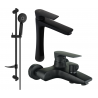 Mexen Axel Set pentru cadă DF40, negru - 73813DF40-70