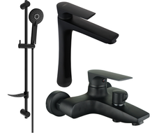 Mexen Axel DF40 set de baie, negru - 73813DF40-70