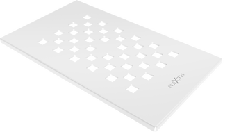 Mexen Hugo zuhanytálca burkolat, fehér - 42910020