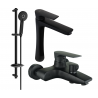 Mexen Axel DB40 set de baie, negru - 73813DB40-70