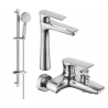 Mexen Axel DB40 set de baie, crom - 73813DB40-00