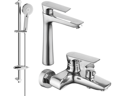 Mexen Axel Set de baie DB40, crom - 73813DB40-00