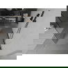 Mexen Kioto perete dus liber 105 x 200 cm, transparent 8 mm, negru - 800-105-002-70-00