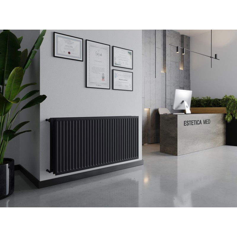 Mexen CH30 Radiator igienic plăci 400 x 1200 mm, racord lateral, 1315 W, antracit - W430H-040-120-66