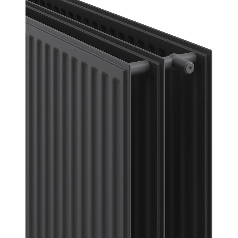 Mexen CH30 Hygiene radiator din plăci 400 x 2000 mm, conexiune laterală, 2192 W, antracit - W430H-040-200-66