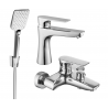 Mexen Axel Set de baie R62, crom - 73803R62-00