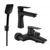 Mexen Axel R62 set de baie, negru - 73803R62-70