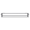 Mexen CH30 Higiéniai lapos radiátor 500 x 2800 mm, oldalsó csatlakozás, 3630 W, antracit - W430H-050-280-66