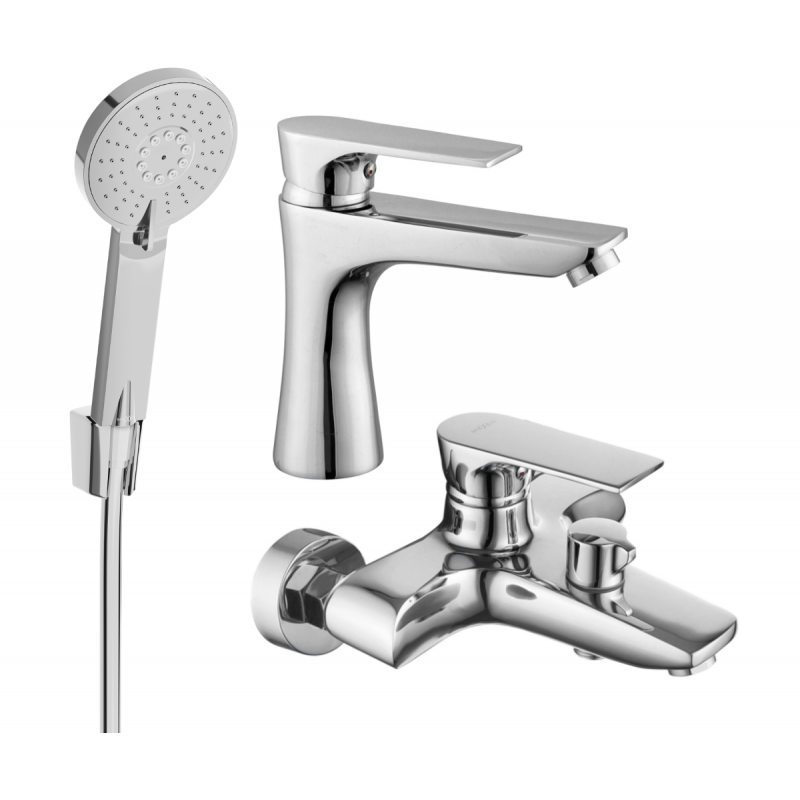 Mexen Axel Set cadă R40, crom - 73803R40-00
