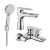 Mexen Axel R40 set de baie, crom - 73803R40-00