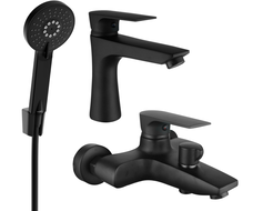 Mexen Axel R40 set pentru cadă, negru - 73803R40-70