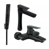 Mexen Axel R72 set de baie, negru - 73813R72-70