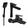 Mexen Axel R62 set pentru cadă, negru - 73813R62-70