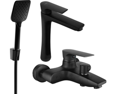 Mexen Axel R62 set pentru cadă, negru - 73813R62-70