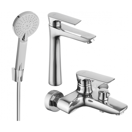 Mexen Axel R40 set cadă, Crom - 73813R40-00