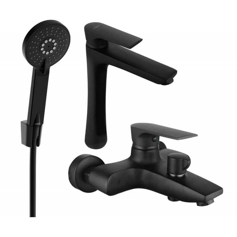 Mexen Axel R40 set de baie, negru - 73813R40-70