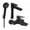 Mexen Axel R40 set de baie, negru - 73813R40-70