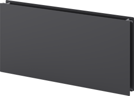 Mexen CHF20 Hygienic Flat radiator plate 400 x 1000 mm, lateral connection, 719 W, anthracite - W420HF-040-100-66