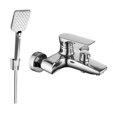 Mexen Axel R62 baterie de baie cu set de duș, crom - 7383R62-00
