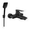 Mexen Axel R62 baterie pentru cadă cu set de duș, negru - 7383R62-70