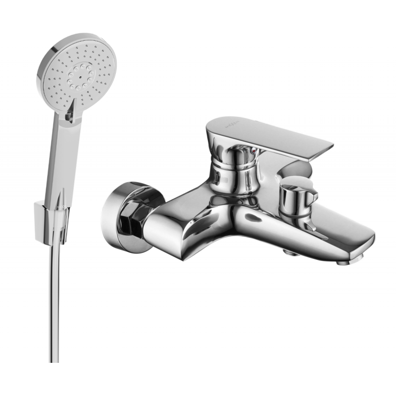Mexen Axel R40 baterie de cadă cu set de duș, crom - 7383R40-00