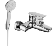 Mexen Axel Baterie de cadă R40 cu set de duș, crom - 7383R40-00
