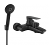 Mexen Axel R40 baterie cadă cu set pentru duș, Neagră - 7383R40-70