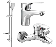 Mexen Caro Set cadă DF62, crom - 746603DF62-00