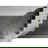 Mexen Kioto perete pentru duș Walk-in 155 x 200 cm, transparent 8 mm, aurit - 800-155-101-50-00
