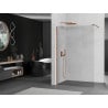 Mexen Kioto Walk-in zuhanyfal 85 x 200 cm, átlátszó 8 mm, rózsaarany - 800-085-101-60-00