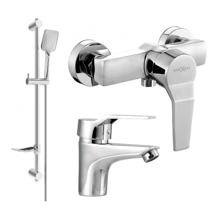 Mexen Caro DF62 set de duș, Crom - 746604DF62-00