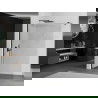 Mexen Kioto paravane de duș Walk-in 85 x 200 cm, transparent 8 mm, negru - 800-085-101-70-00
