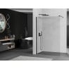 Mexen Kioto Walk-in zuhanyfal 85 x 200 cm, átlátszó 8 mm, fekete - 800-085-101-70-00