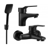 Mexen Caro R62 set cadă, negru - 746603R62-70