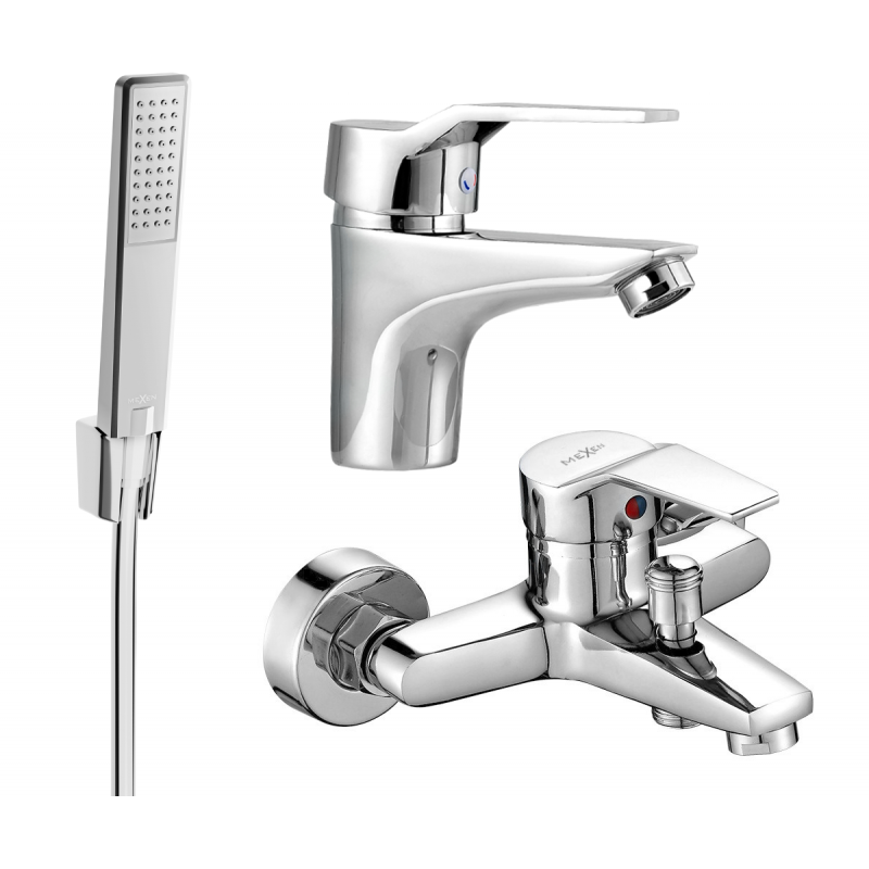 Mexen Caro R72 fürdőkád-készlet, króm - 746603R72-00