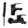 Mexen Caro Set cadă R72, negru - 746603R72-70