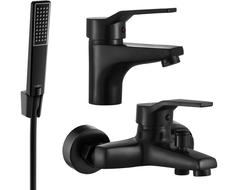 Mexen Caro R72 set cadă, negru - 746603R72-70