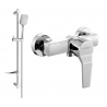 Mexen Caro Bateria de duș DF62 cu set de duș, crom - 74664DF62-00