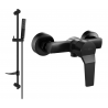Mexen Caro DF72 baterie de duș cu set de duș, negru - 74664DF72-70