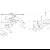Mexen Caro R72 baterie cadă cu set pentru duș, Crom - 74663R72-00