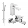 Mexen Cetus DQ77 set pentru cadă, crom - 744303DQ77-00