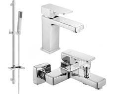 Mexen Cetus DQ77 kádcsaptelep készlet, króm - 744303DQ77-00