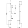 Mexen Cetus DQ45 fürdőkád készlet, arany - 744303DQ45-50
