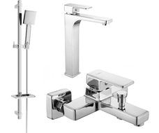 Mexen Cetus DQ45 set de baie, crom - 744313DQ45-00