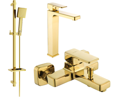 Mexen Cetus DQ45 set de baie, auriu - 744313DQ45-50